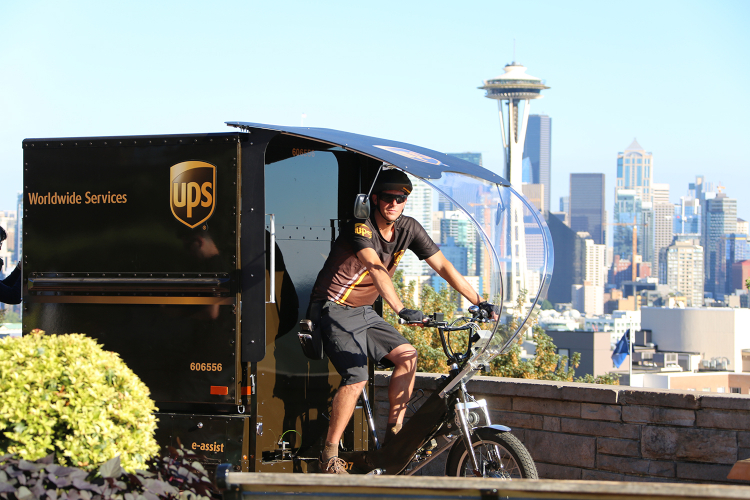 UPS Delivery Bikes