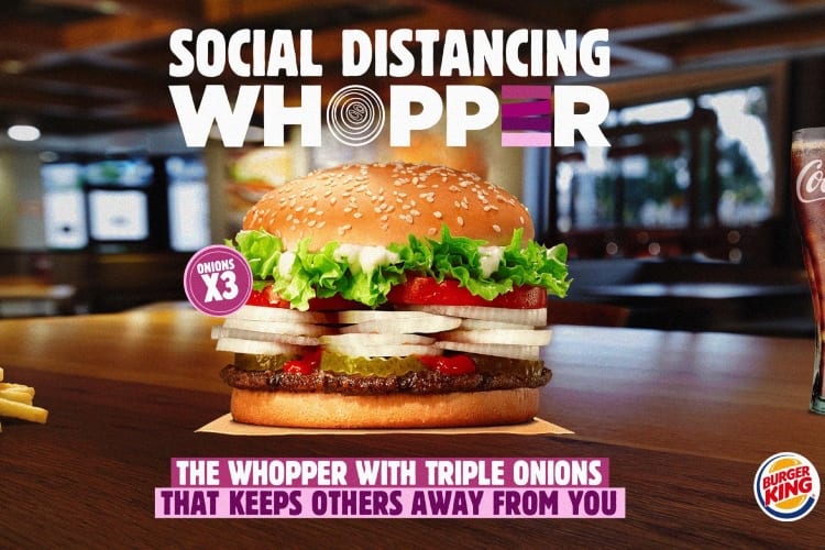 Burger King Social Distance Crowns